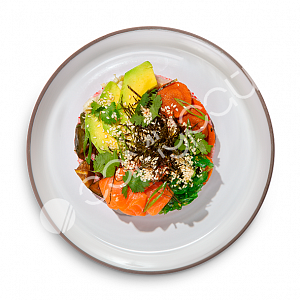 Поке с лососем