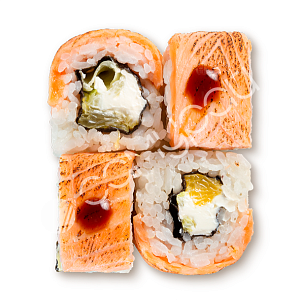 Ролл с курицей и мандарином